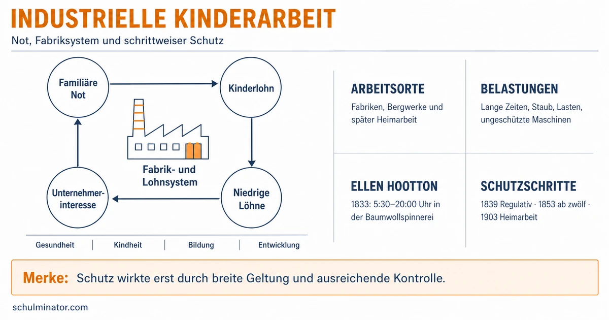 Kinderarbeit in der Industrialisierung verstehen