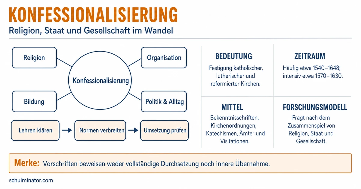 Konfessionalisierung: Begriff, Ablauf und Kritik