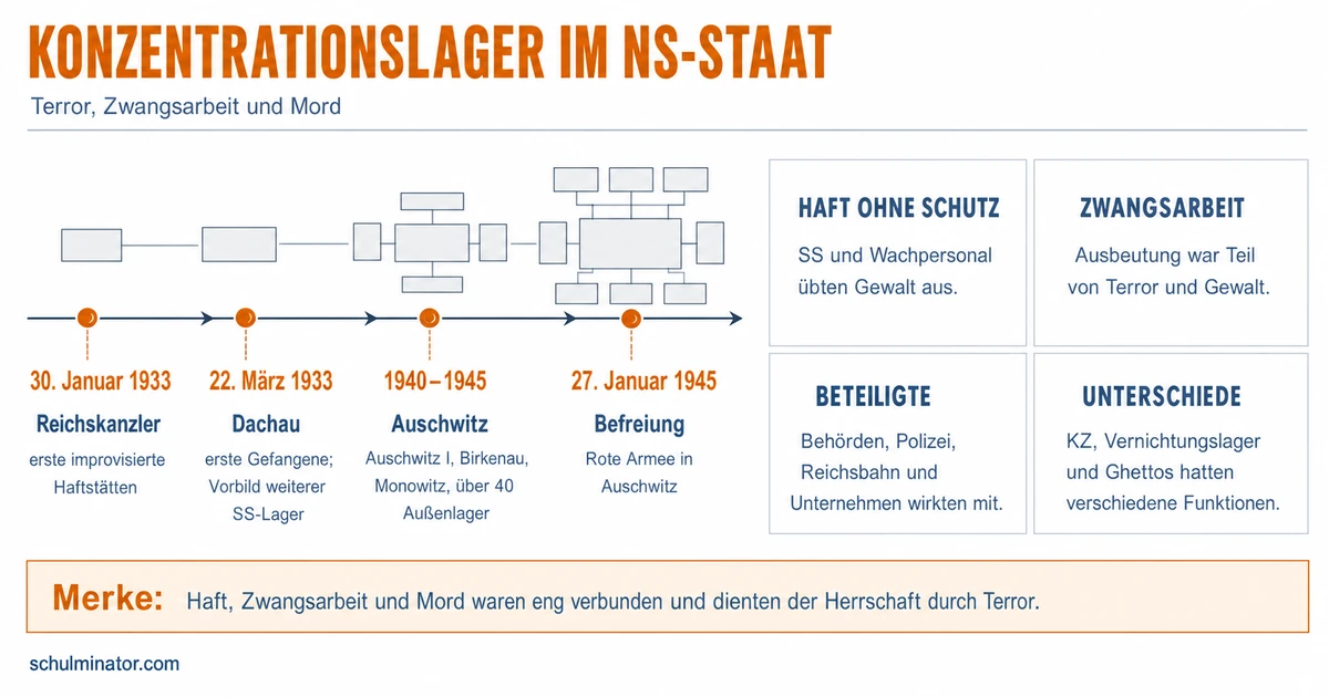 Konzentrationslager im Nationalsozialismus erklärt