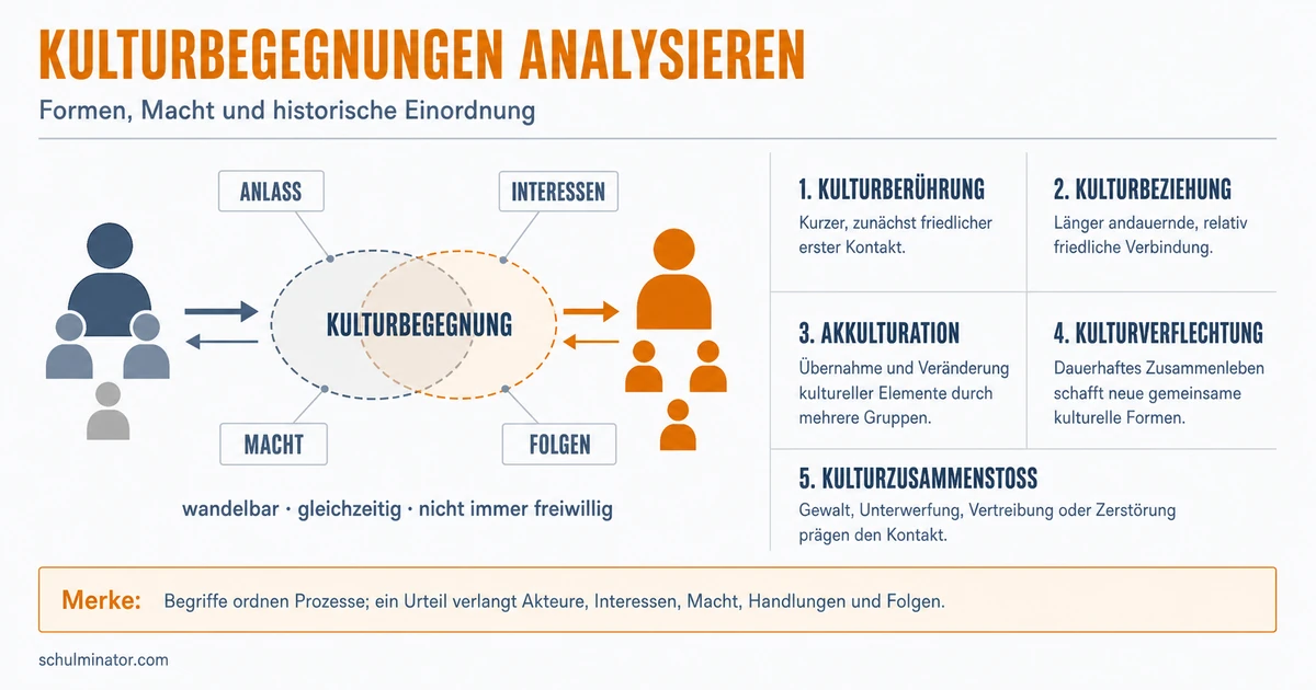 Kulturbegegnung in der Geschichte analysieren