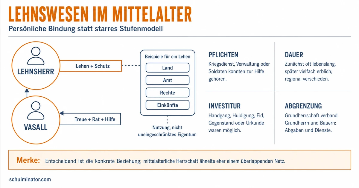 Lehenswesen einfach erklärt und kritisch geprüft