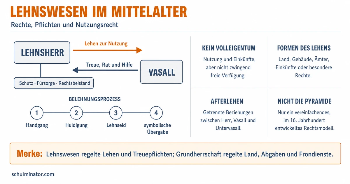 Lehnsherr und Vasall: Rechte und Pflichten
