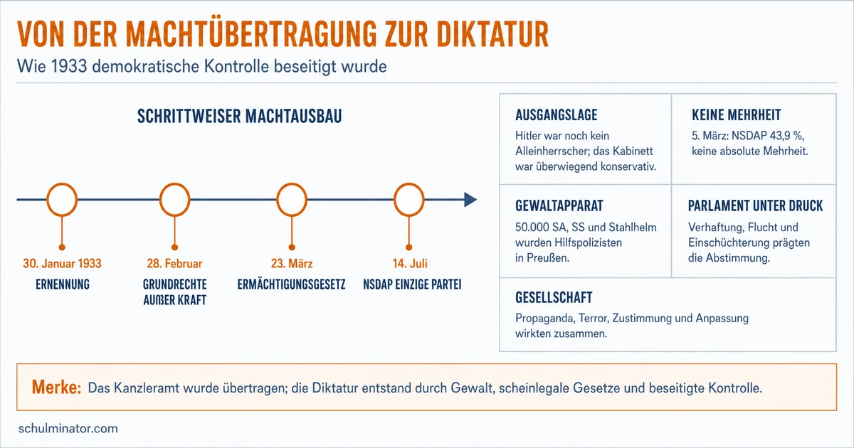 Machtübertragung 1933: Weg in die NS-Diktatur