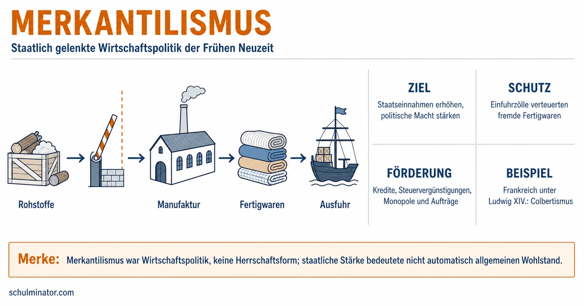 Merkantilismus einfach erklärt: Ziele und Folgen