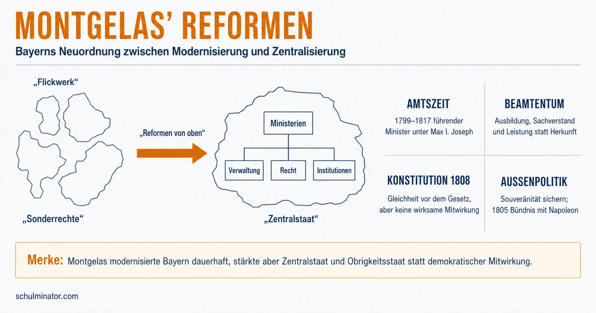 Montgelas: Wie seine Reformen Bayern modernisierten