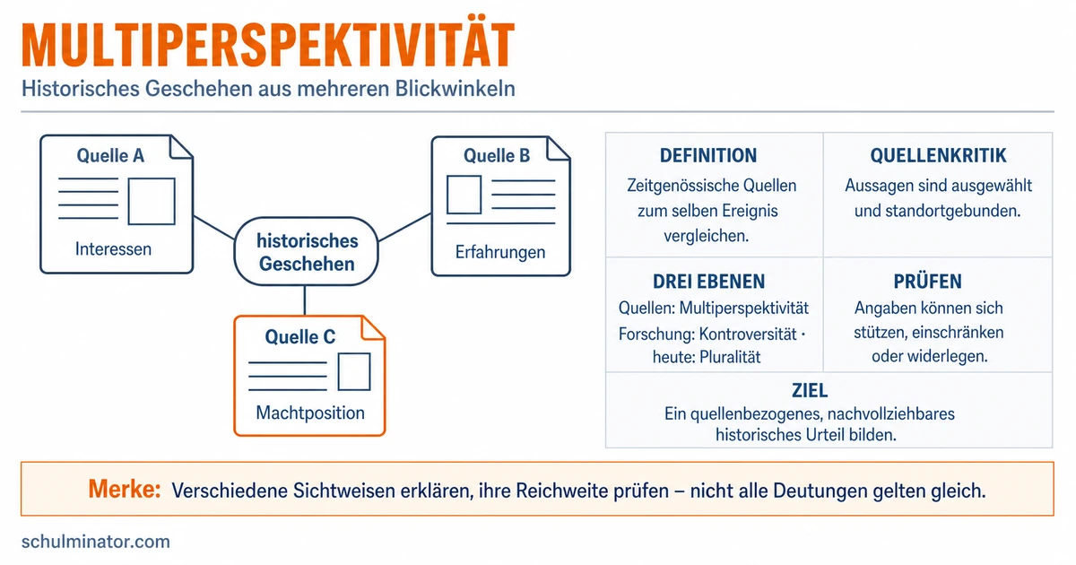 Multiperspektivität im Geschichtsunterricht