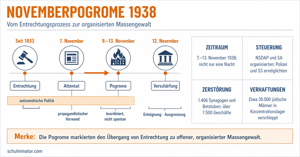 Novemberpogrome 1938: Ablauf, Täter und Folgen