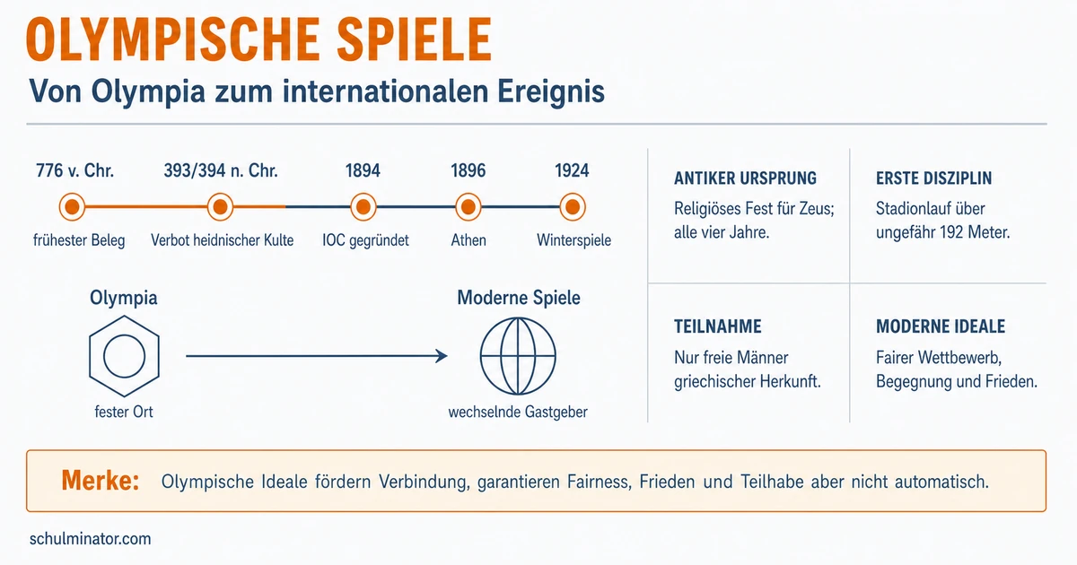 Olympische Spiele: Von der Antike bis heute