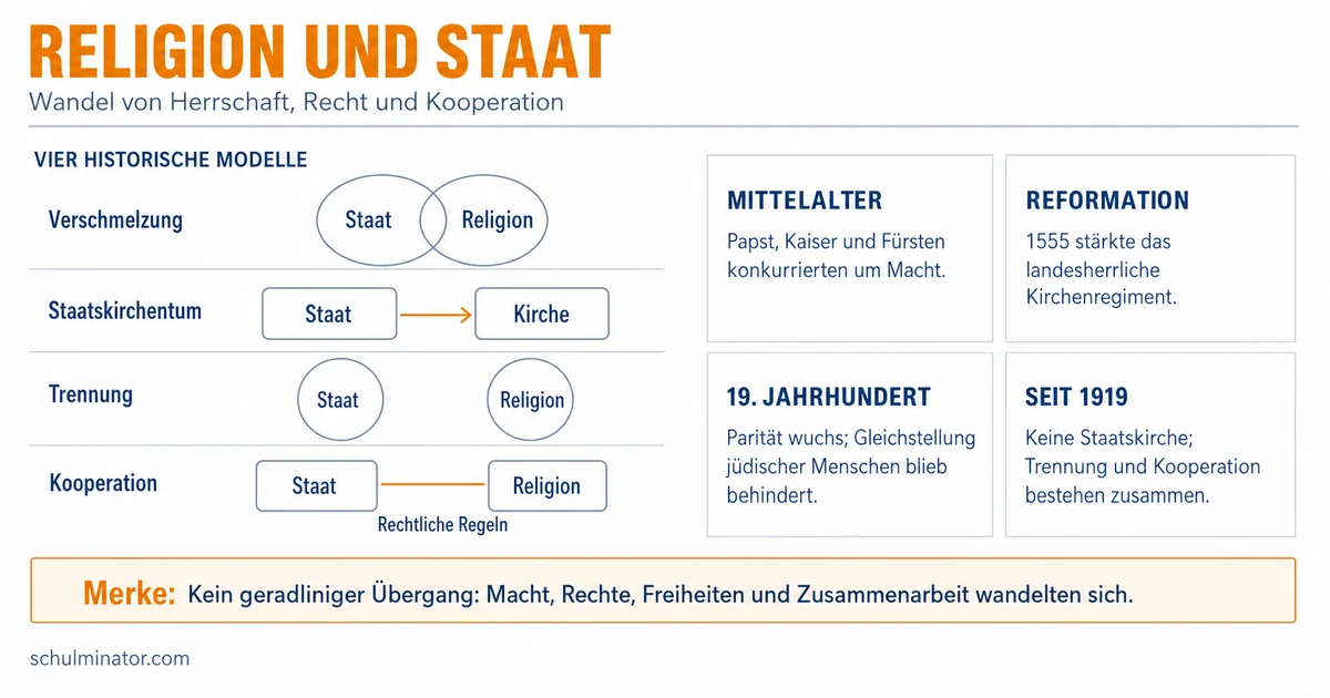 Religion und Staat: Geschichte und Wandel