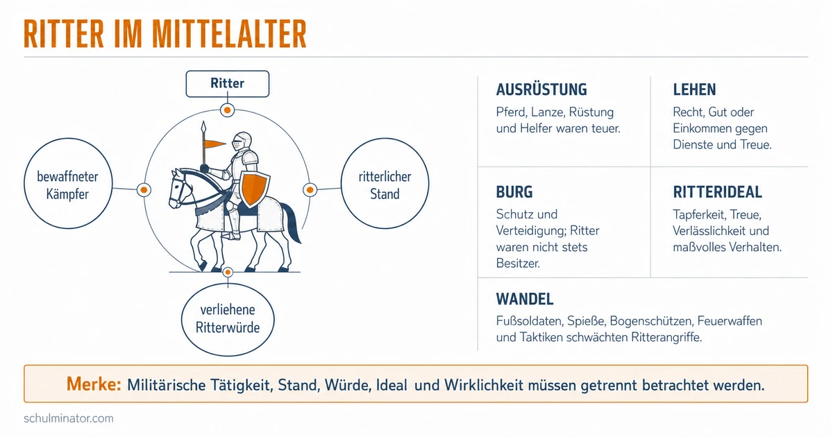 Ritter im Mittelalter: Alltag, Stand und Mythos