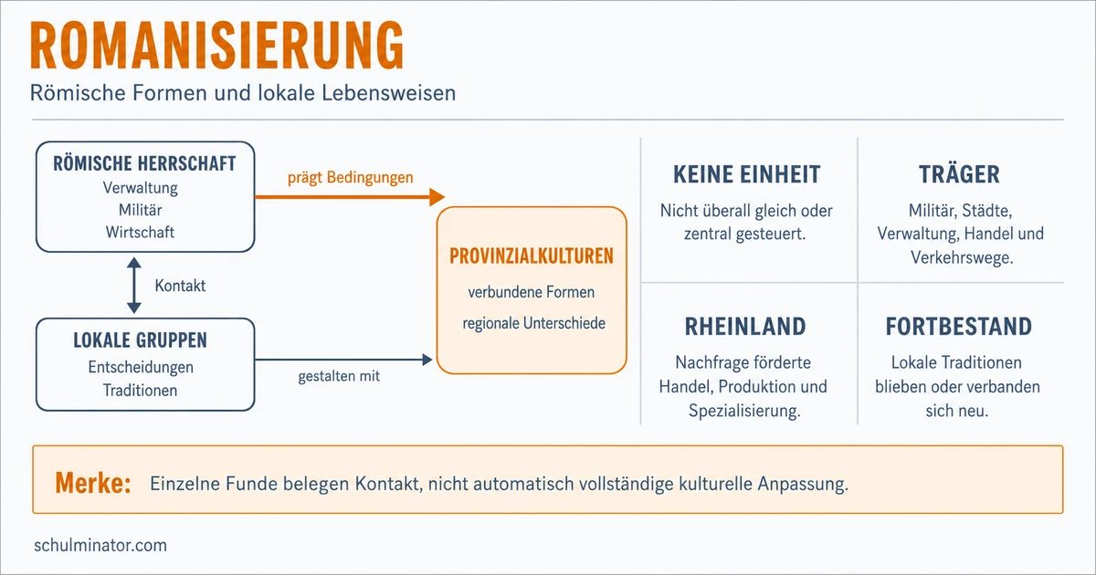 Romanisierung: Wandel in römischen Provinzen