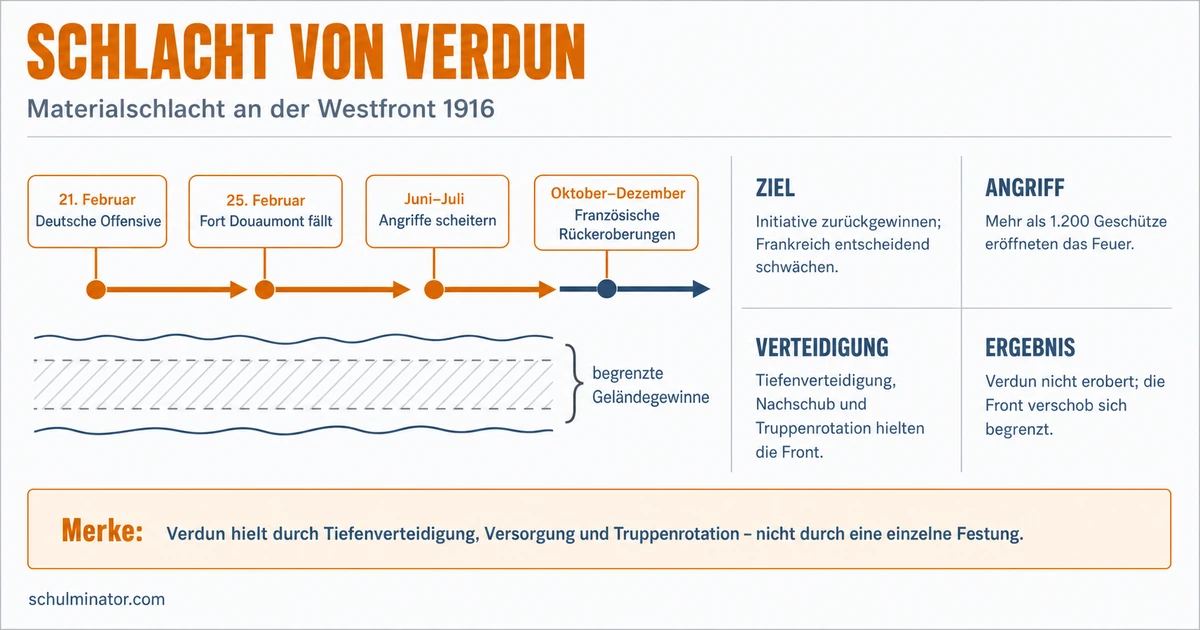 Schlacht von Verdun: Verlauf und Bedeutung