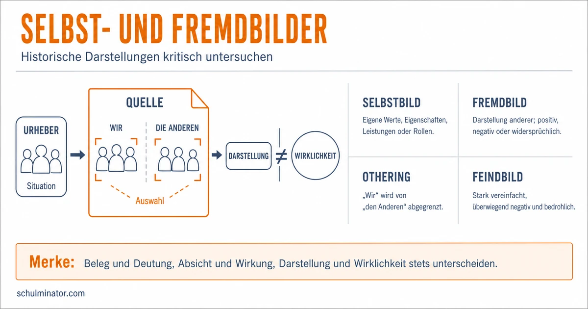 Selbstbild und Fremdbild in Geschichte analysieren