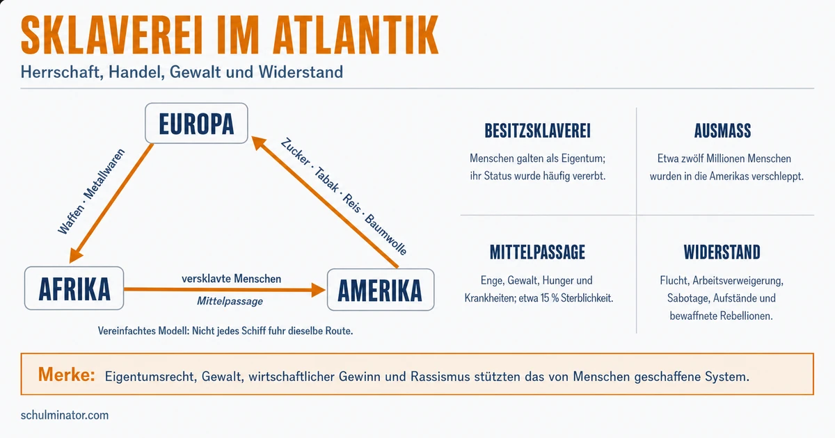 Sklaverei: Geschichte, Handel und Widerstand