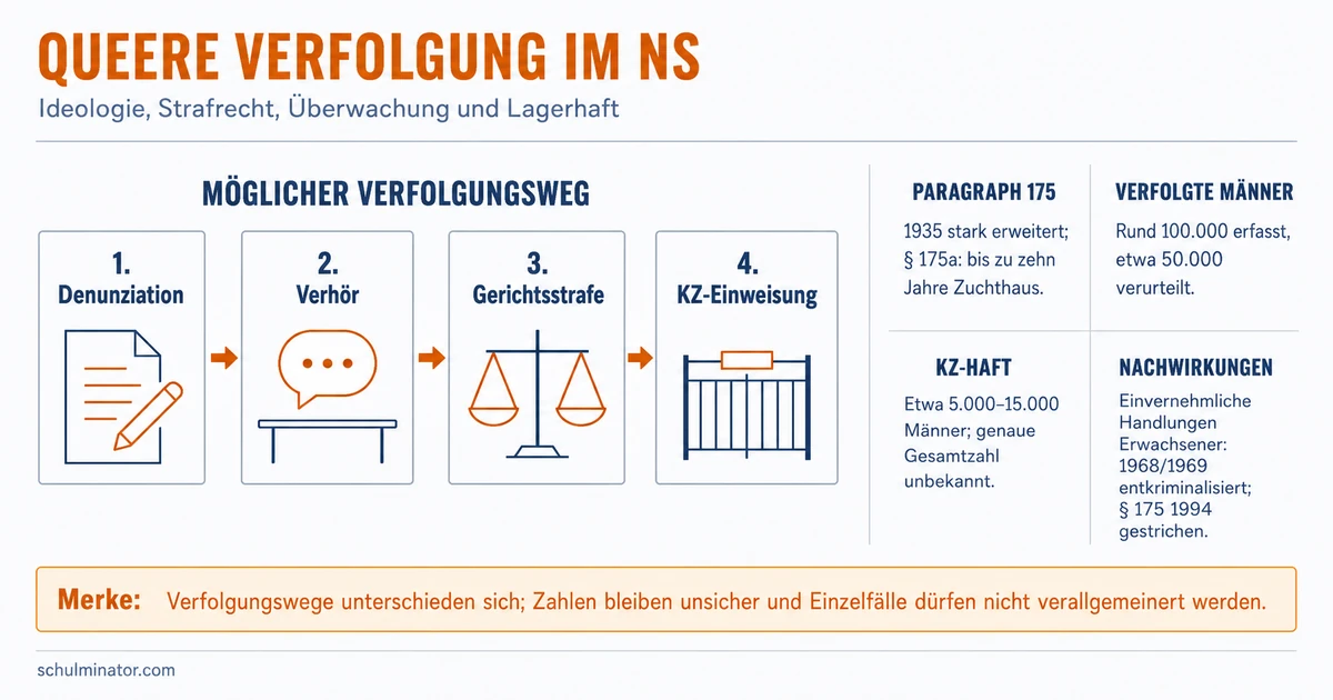 Homosexuelle im Nationalsozialismus: Verfolgung