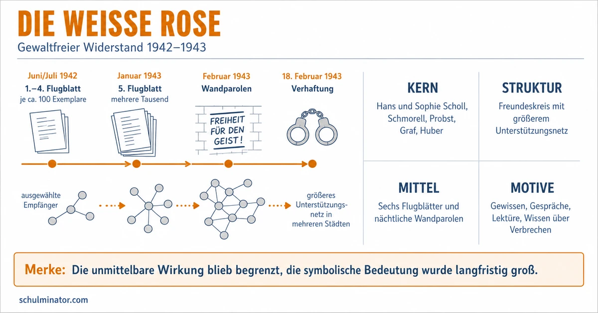 Weiße Rose: Widerstand gegen die NS-Diktatur