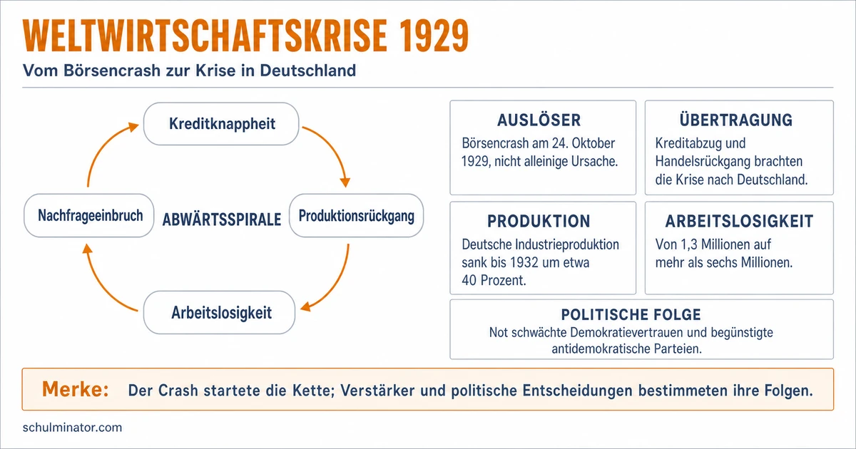Weltwirtschaftskrise 1929: Ursachen und Folgen