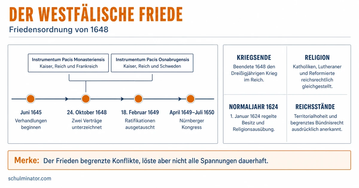 Westfälischer Friede: Verlauf, Regeln und Bedeutung