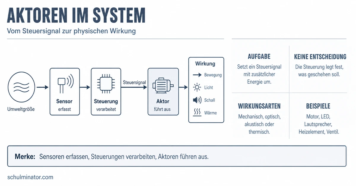 Aktor einfach erklärt: Funktion und Beispiele