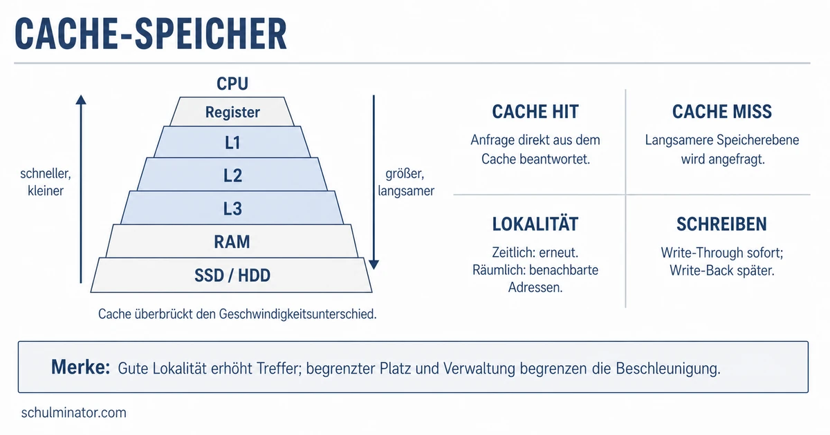 Cache-Speicher: Funktion, Hits und Grenzen erklärt