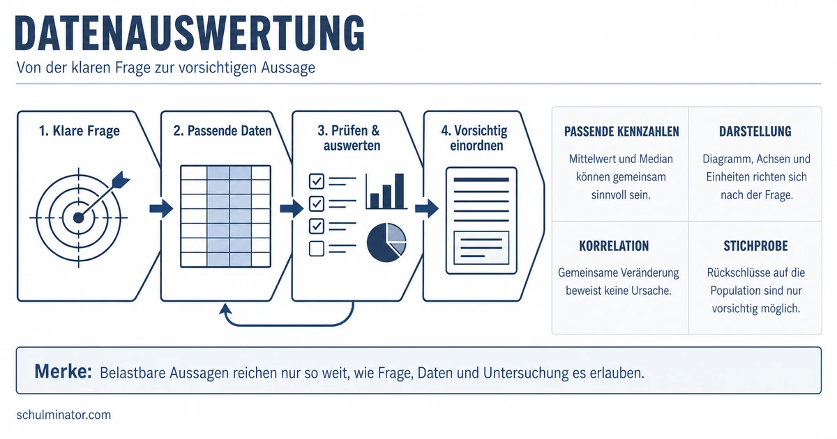 Datenauswertung: Daten prüfen und richtig deuten