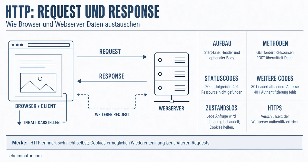 HTTP einfach erklärt: Requests, Responses und HTTPS