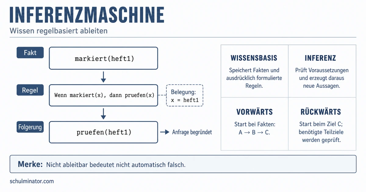 Inferenzmaschine: Fakten, Regeln und Anfragen
