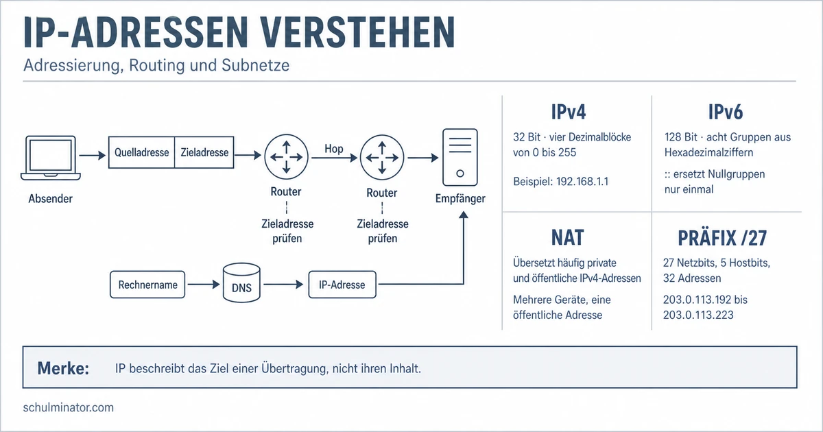 IP-Adresse: Aufbau, Arten und Routing verstehen