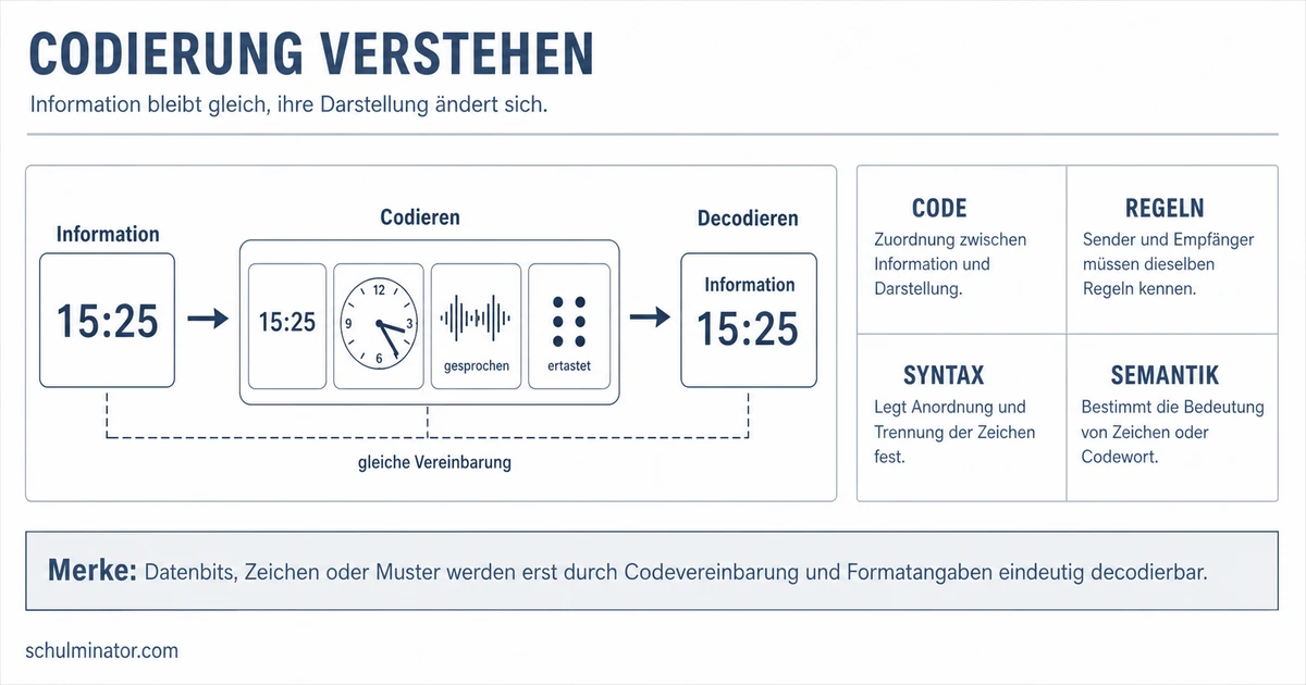 Kodierung einfach erklärt: Codes und Bits