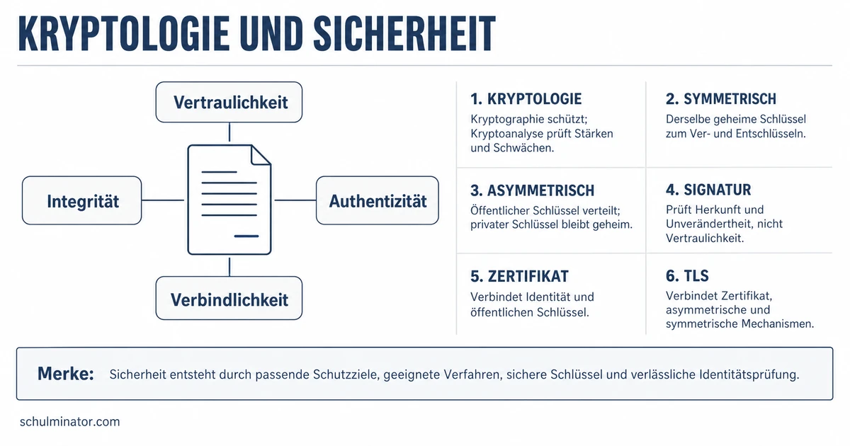 Kryptologie: Verschlüsselung und Signaturen verstehen