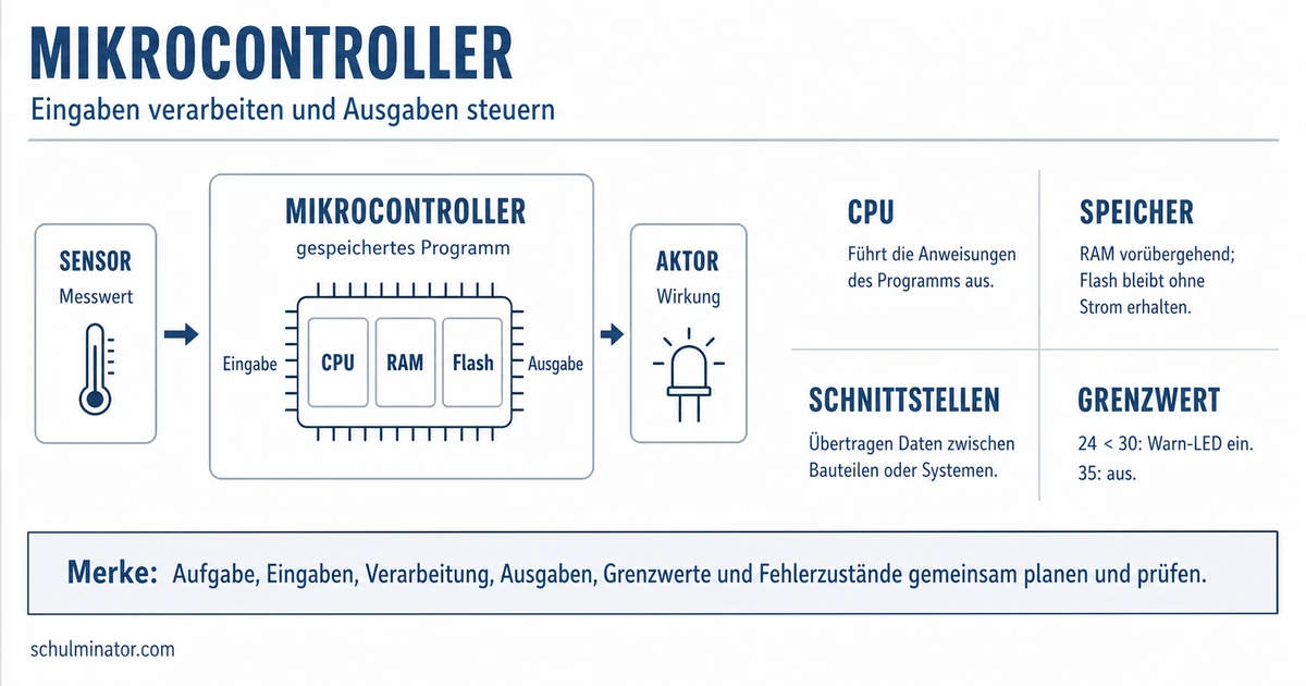 Mikrocontroller: Aufbau, Ablauf und Anwendung