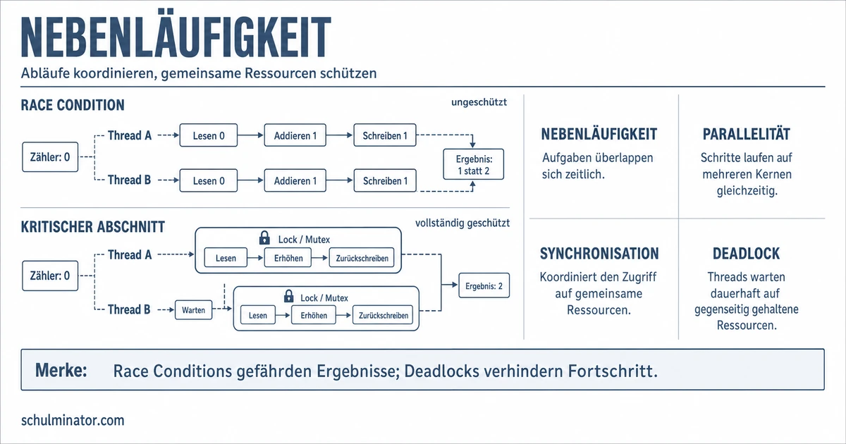Nebenläufigkeit in der Informatik verstehen