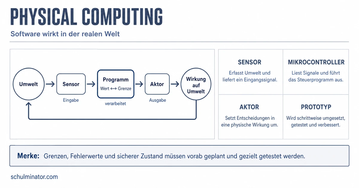 Physical Computing: Sensoren und Aktoren verstehen