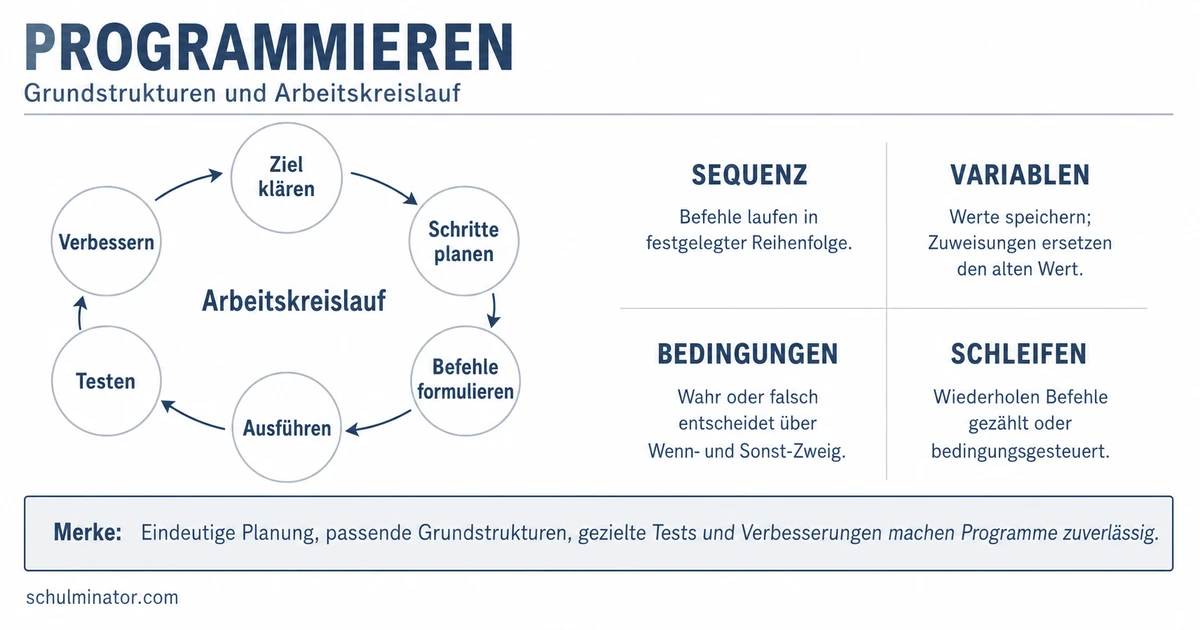 Programmieren lernen: Grundlagen einfach erklärt