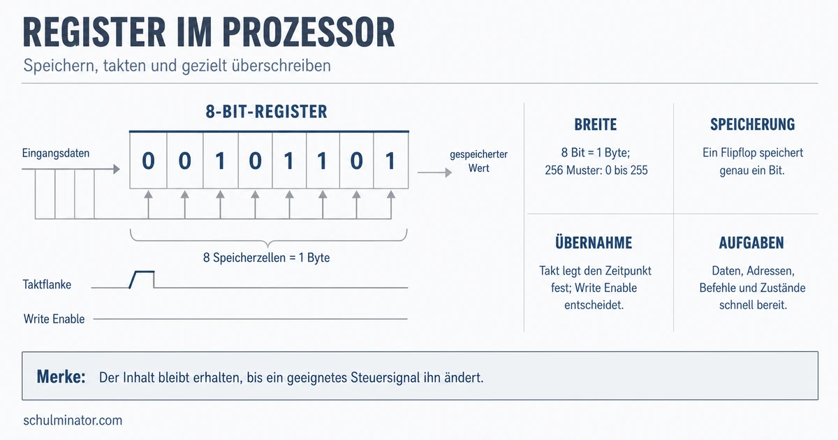 Register: Aufbau, Funktion und Registerarten