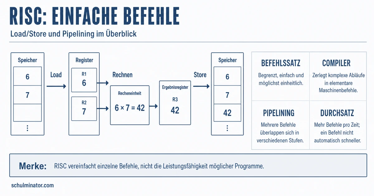 RISC einfach erklärt: Befehle und Pipelining