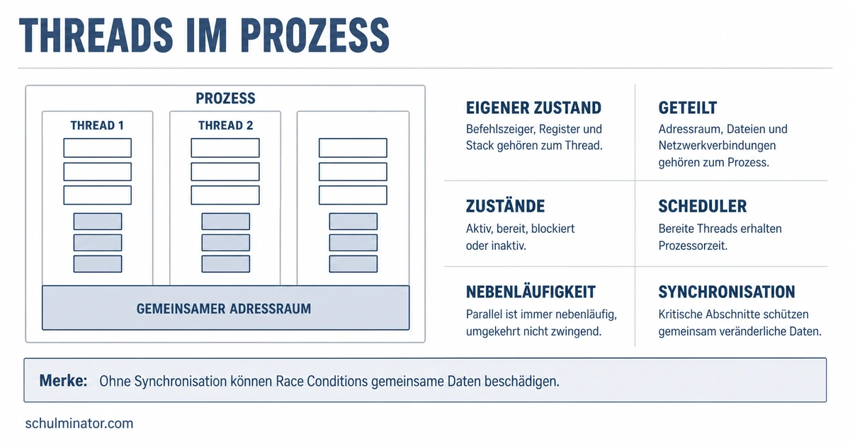 Thread in der Informatik einfach erklärt