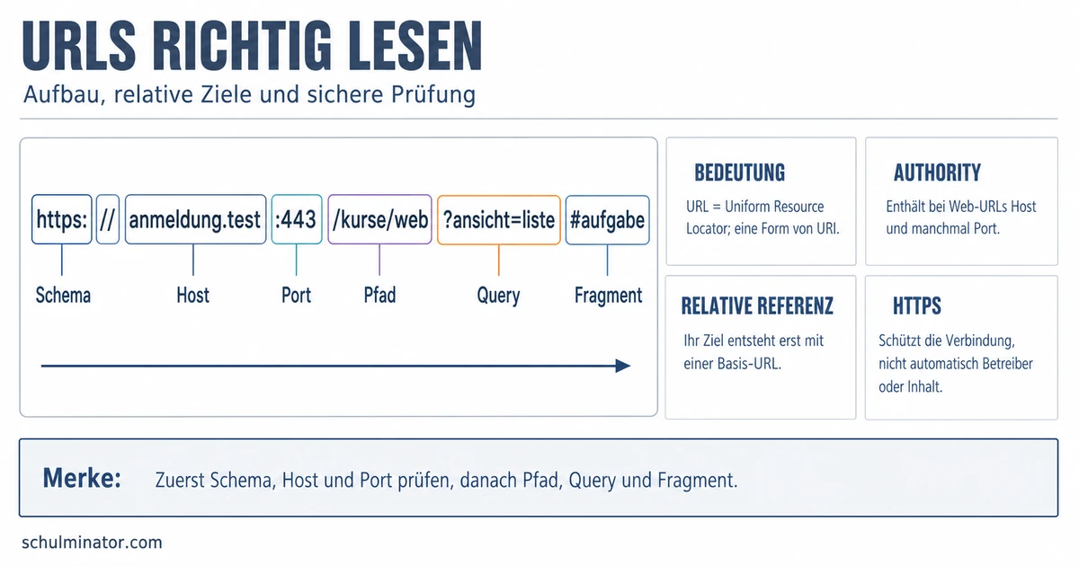 URL: Aufbau, relative Pfade und Sicherheit