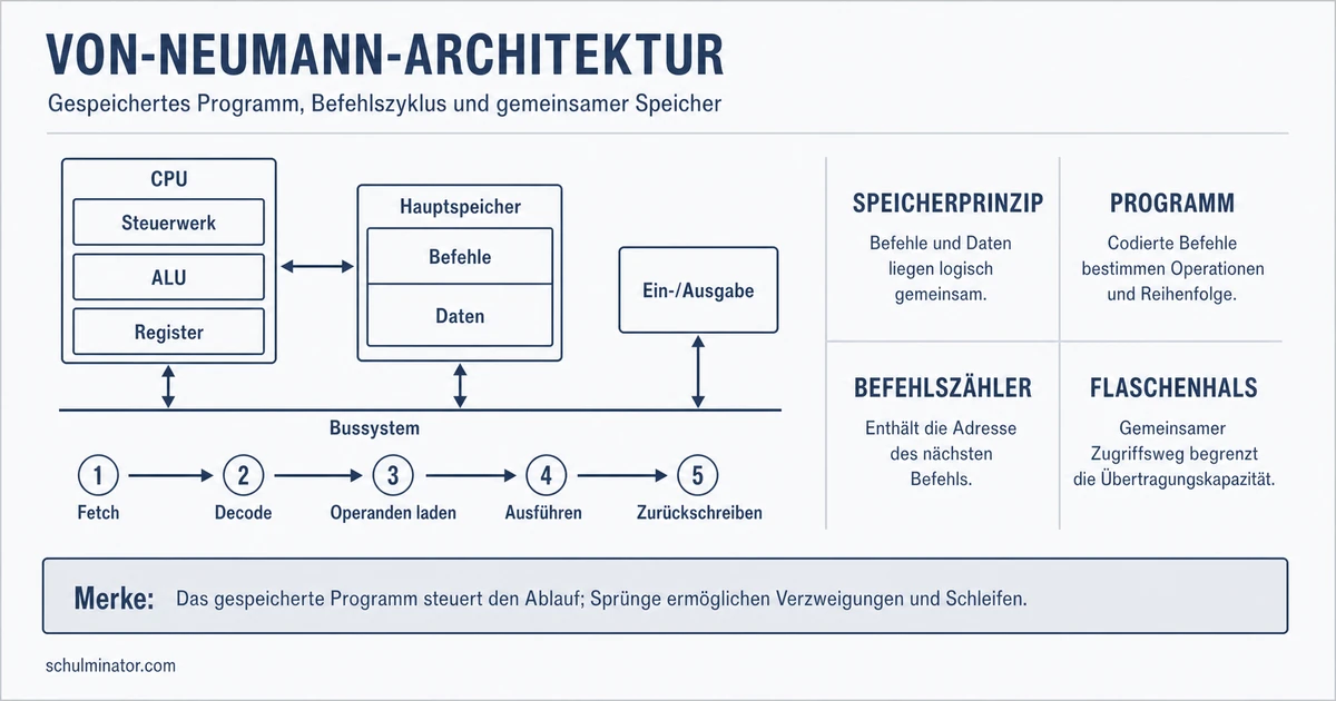 Von-Neumann-Architektur einfach erklärt