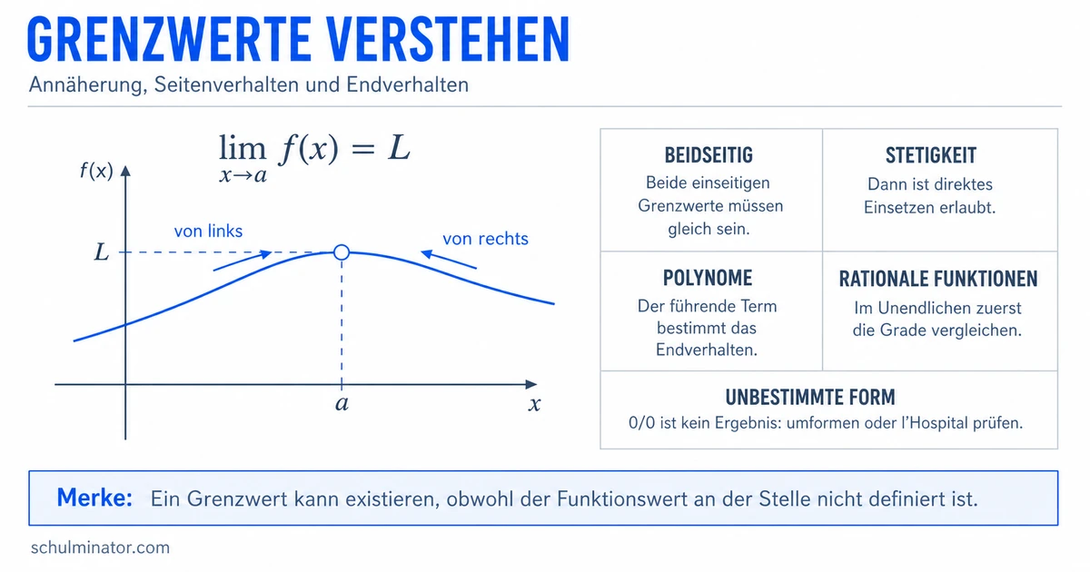 Grenzwert verstehen und berechnen