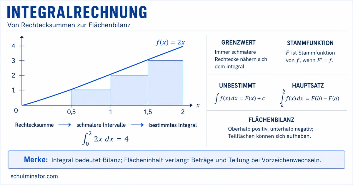 Integralrechnung: Integrale verstehen und berechnen