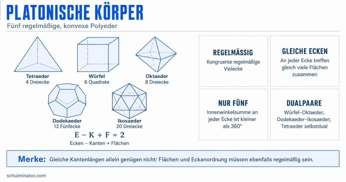 Platonische Körper: Die fünf Formen verstehen