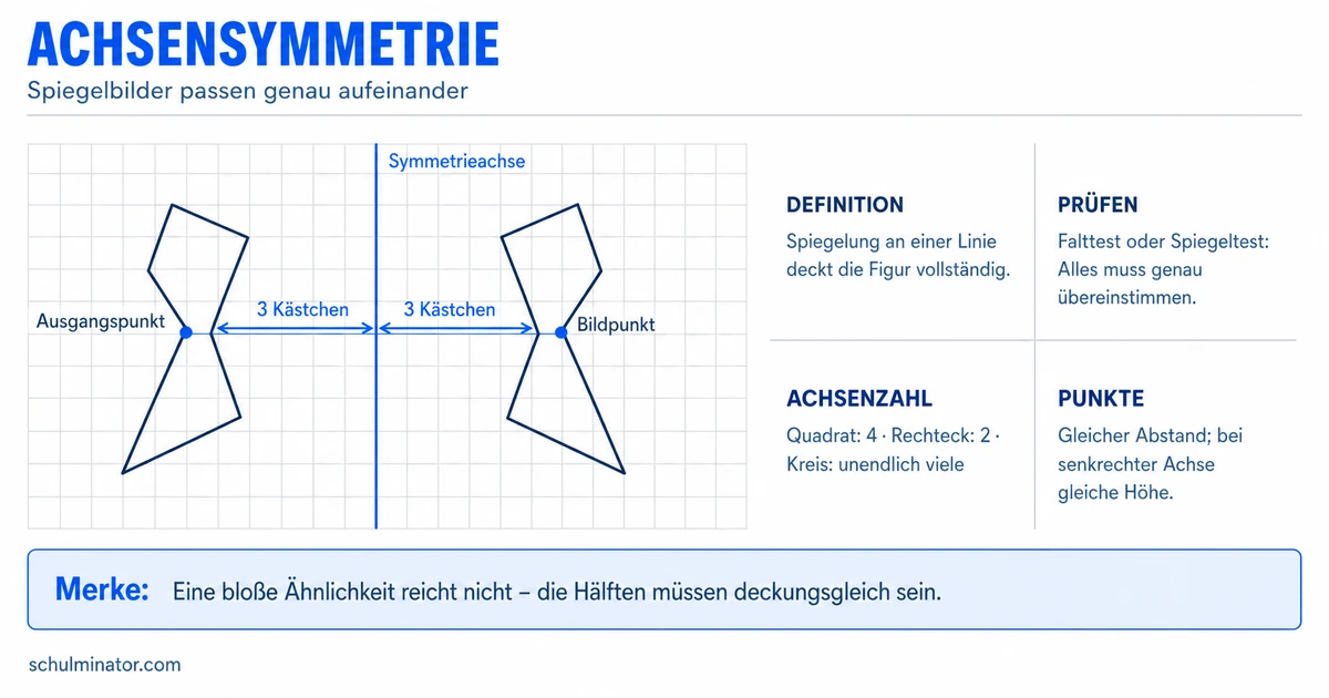 Achsensymmetrie in der Grundschule: spiegeln lernen