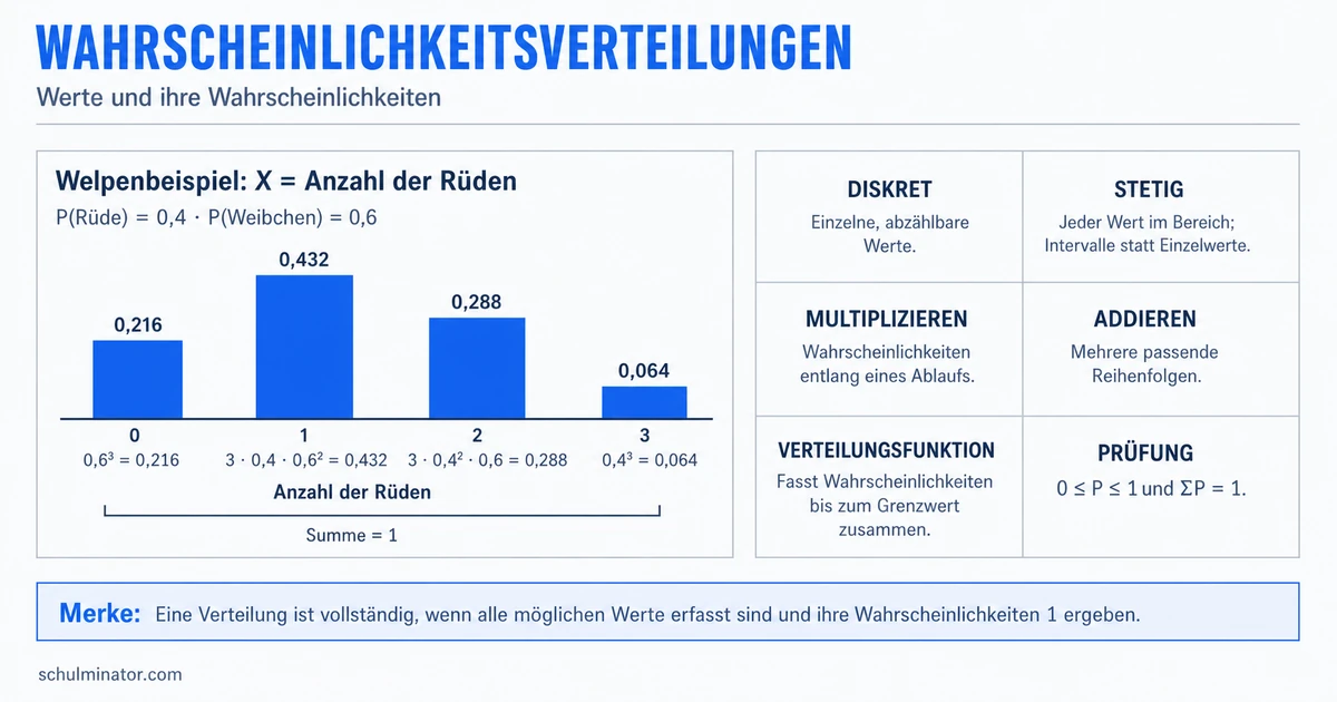 Wahrscheinlichkeitsverteilung einfach erklärt