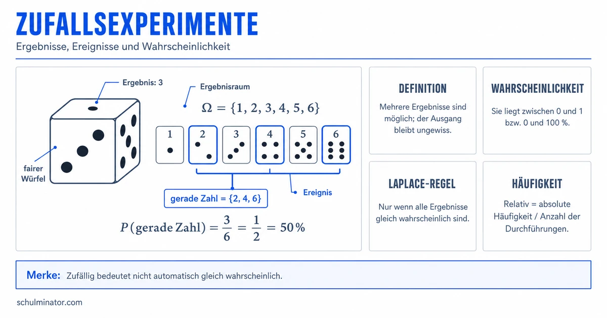 Zufallsexperiment: Ergebnisse und Chancen verstehen
