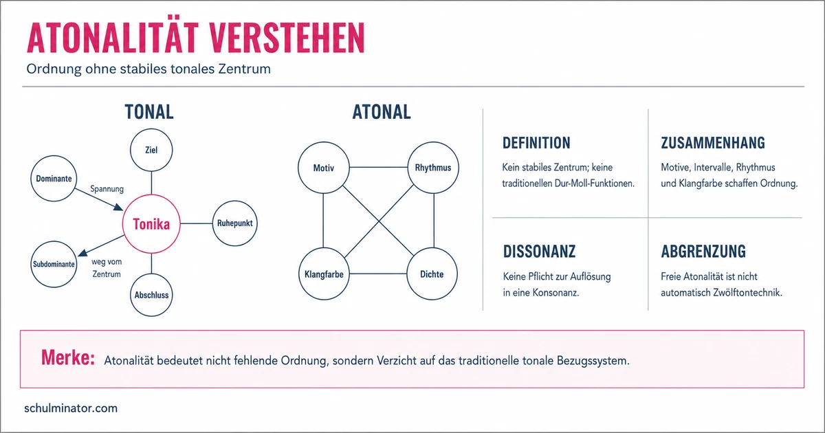 Atonalität einfach erklärt: Merkmale und Hören