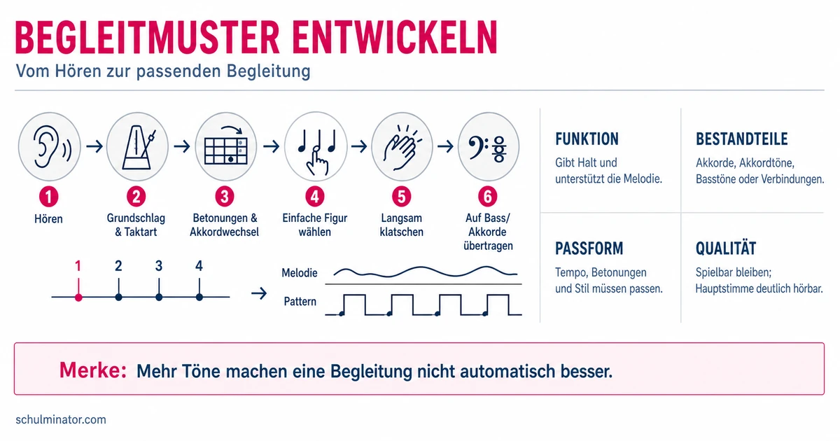 Begleitmuster entwickeln und passend einsetzen