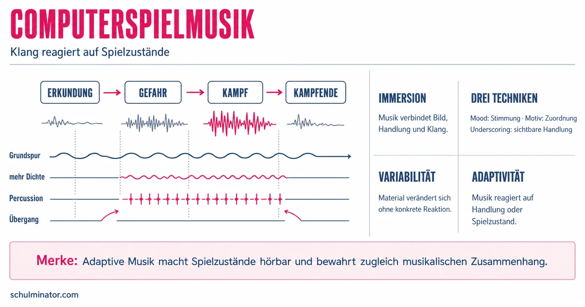Computerspielmusik: Funktion und adaptive Techniken