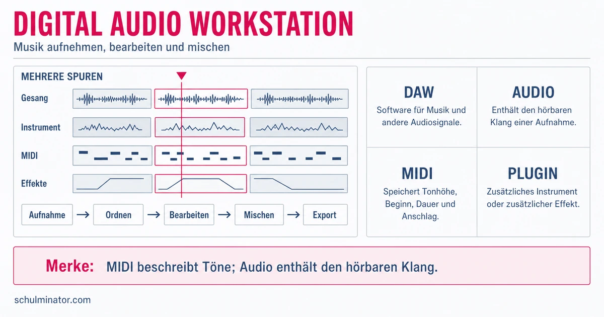 DAW einfach erklärt: Passende Software finden
