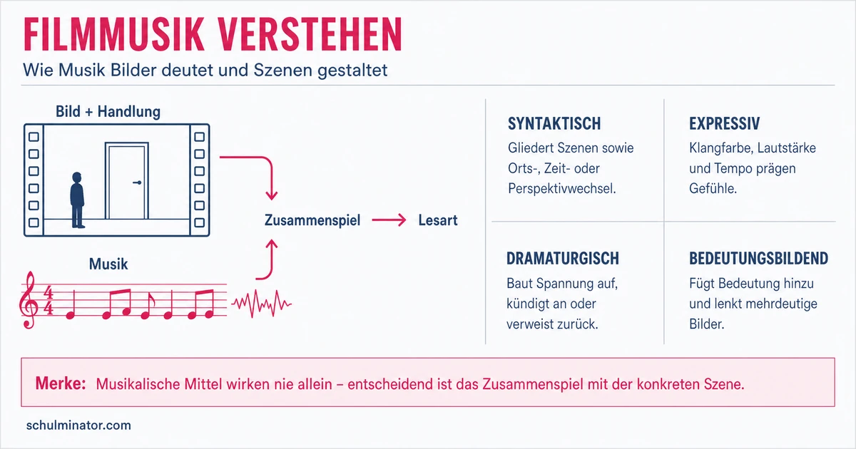 Filmmusik: Wirkung, Techniken und Szenenanalyse